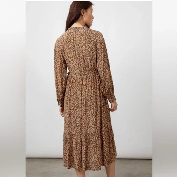 NWT Rails Maple Cheetah Animal Pring Dress Sz M - Picture 2 of 5